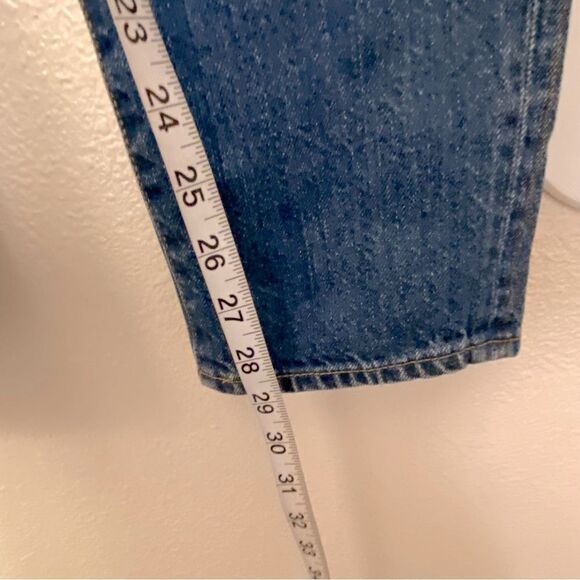 Madewell Perfect Vintage Straight 100% cotton Jean Mom Med Wash Leg Pants - 27 - Picture 6 of 10